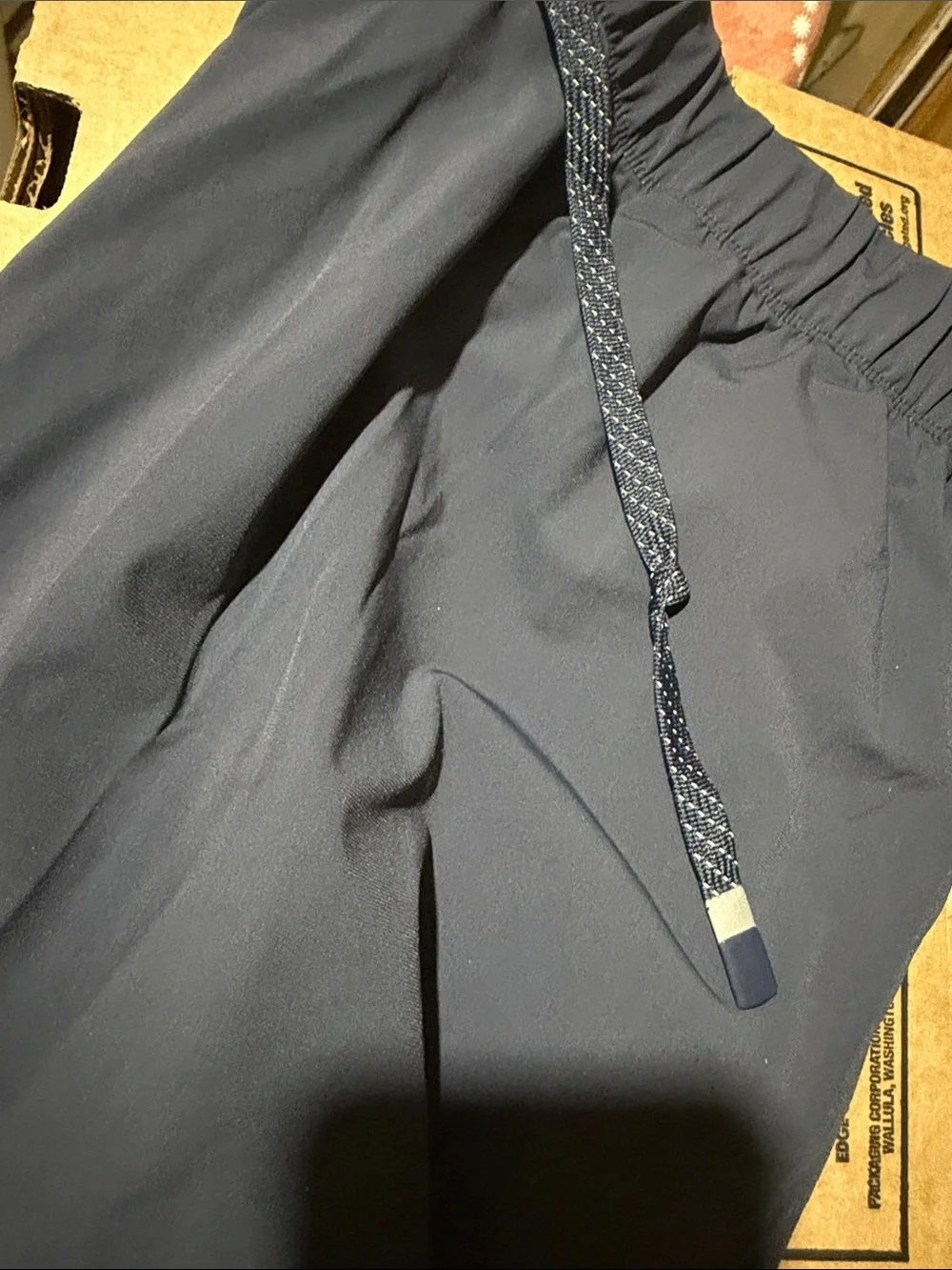 Fabletics Men's Athletic Shorts in Navy Blue
